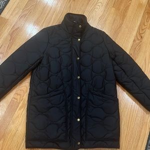 JCrew quilted cocoon puffer coat. Excellent condition!! Only worn a couple times